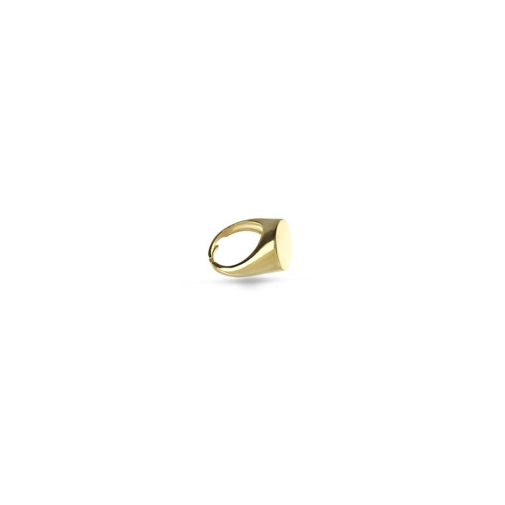 Anello specchiato tondo personalizzabile-Round shaped ring