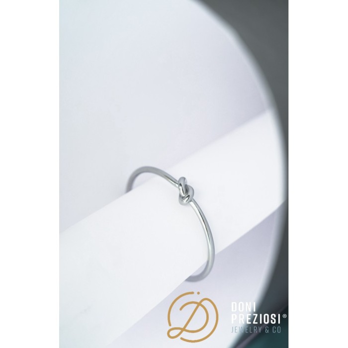 Bracciale Nodo acciaio placcato in oro