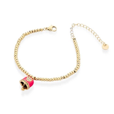 Bracciale con campanella capri smaltata
