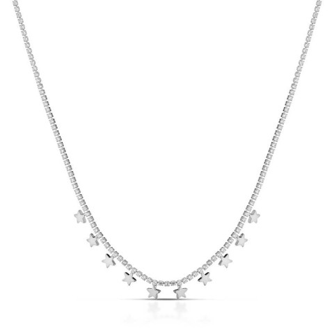 Collana tennis con stelle pendenti