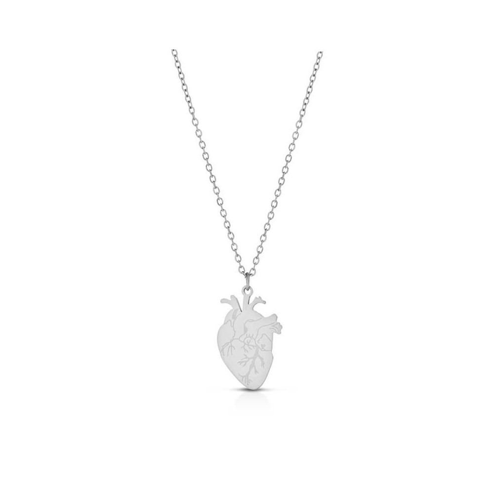 Collana con cuore anatomico