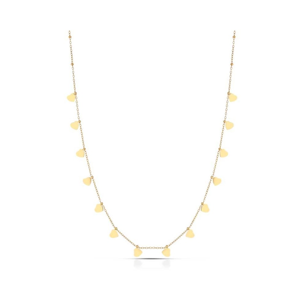 Collana con cuoricini pendenti