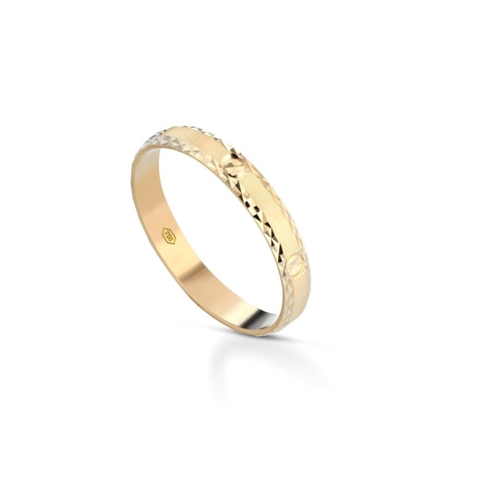 Fedine in oro giallo 18 carati incisioni omaggio