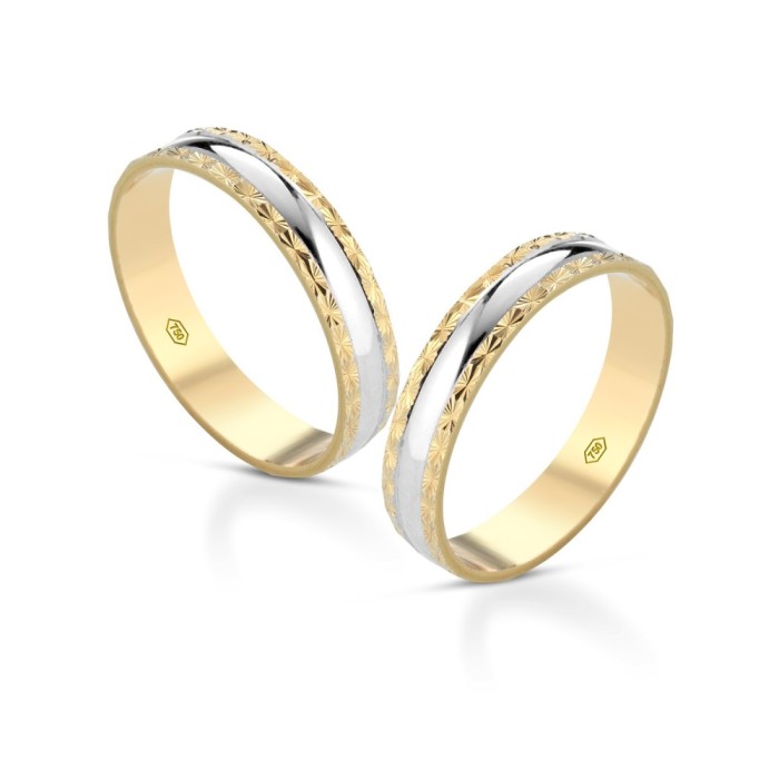 Fedine in oro giallo 18 carati incisioni omaggio