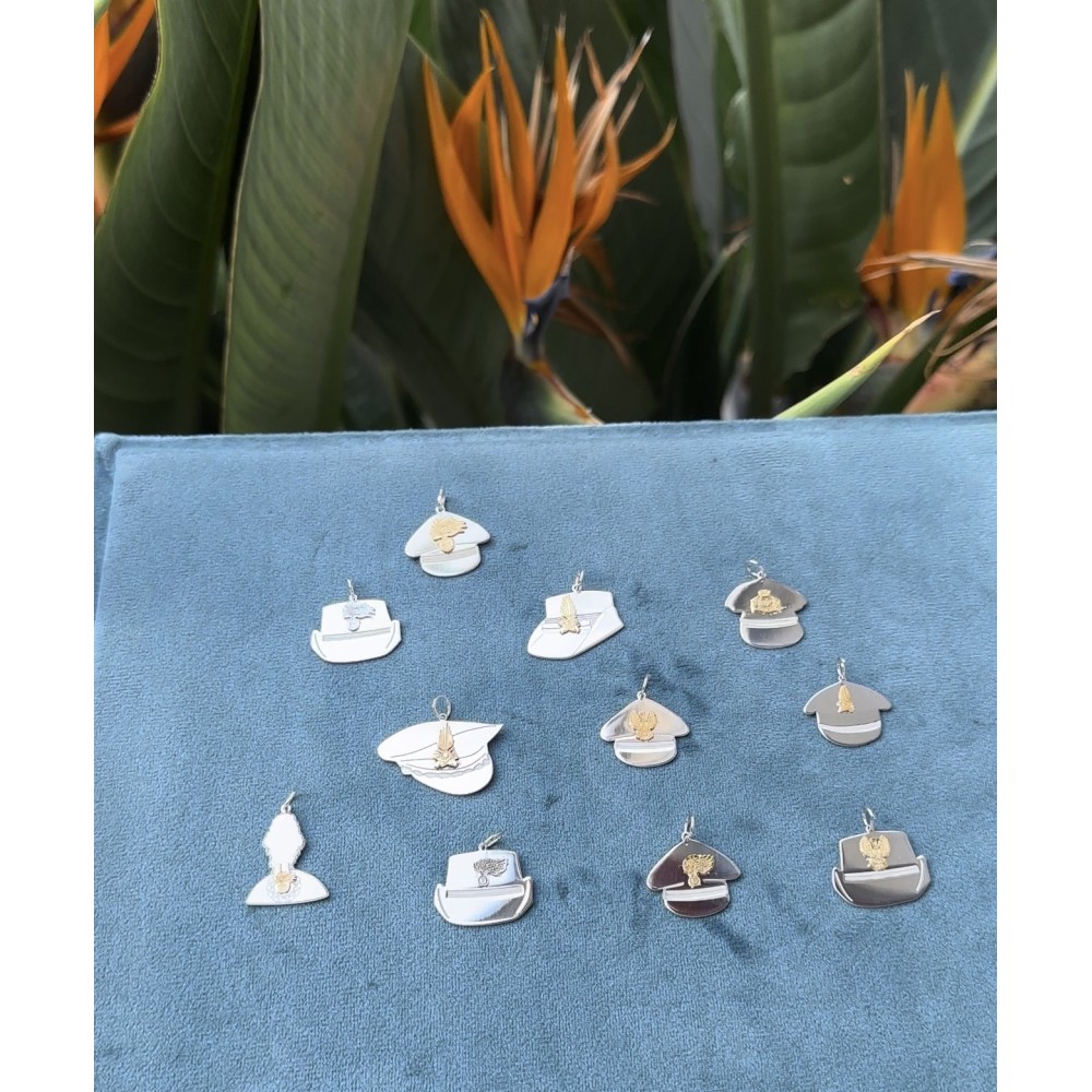 Ciondolo Personalizzabile replica cappello Forze Dell'ordine