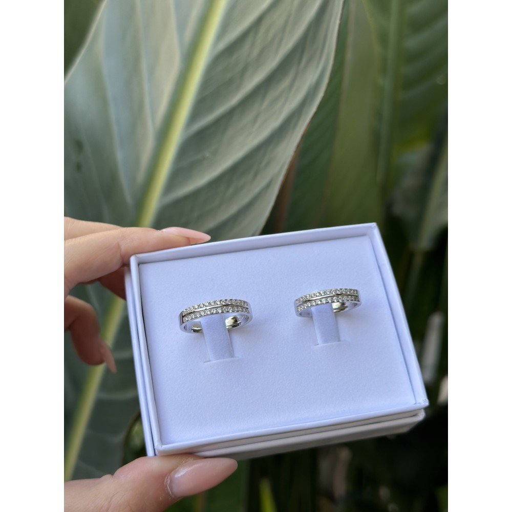 Fedine in argento lui e lei con incisioni omaggio | Doni Preziosi