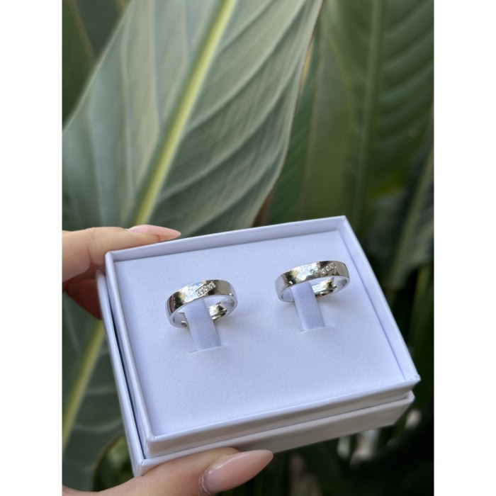 Fedine in argento lui e lei con incisioni omaggio | Doni Preziosi