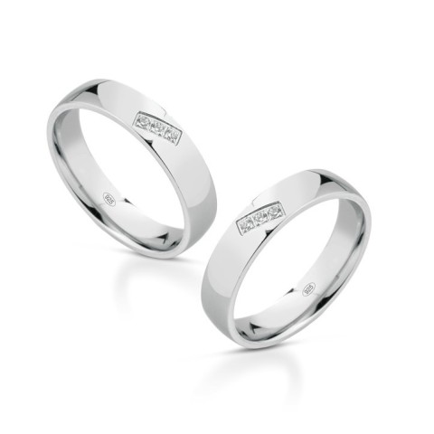 Fedine in argento lui e lei con incisioni omaggio | Doni Preziosi