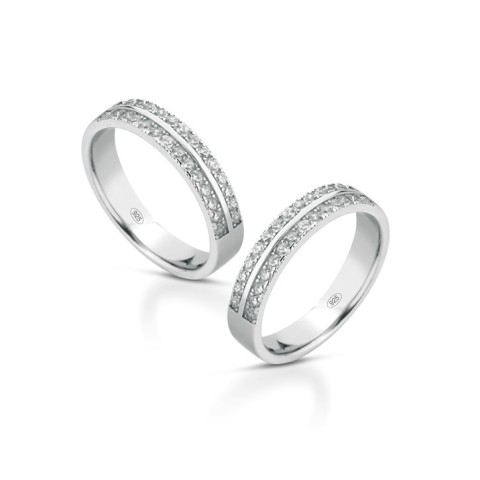 Fedine in argento lui e lei con incisioni omaggio | Doni Preziosi