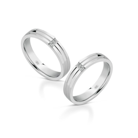 Fedine in argento lui e lei con incisioni omaggio | Doni Preziosi