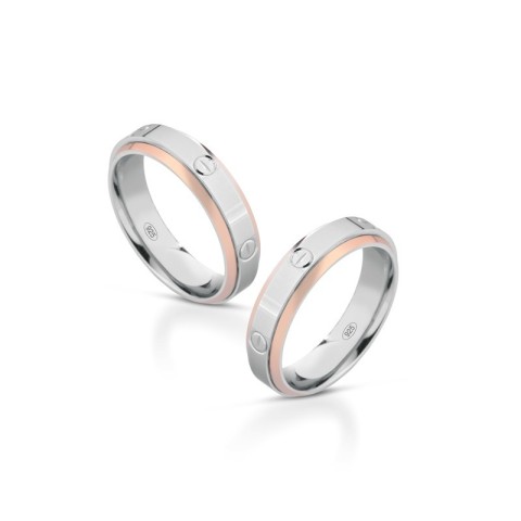 Fedine in argento lui e lei con incisioni omaggio | Doni Preziosi