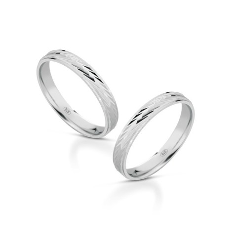 Fedine in argento lui e lei con incisioni omaggio | Doni Preziosi