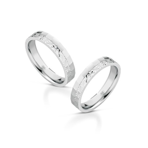 Fedine in argento lui e lei con incisioni omaggio | Doni Preziosi