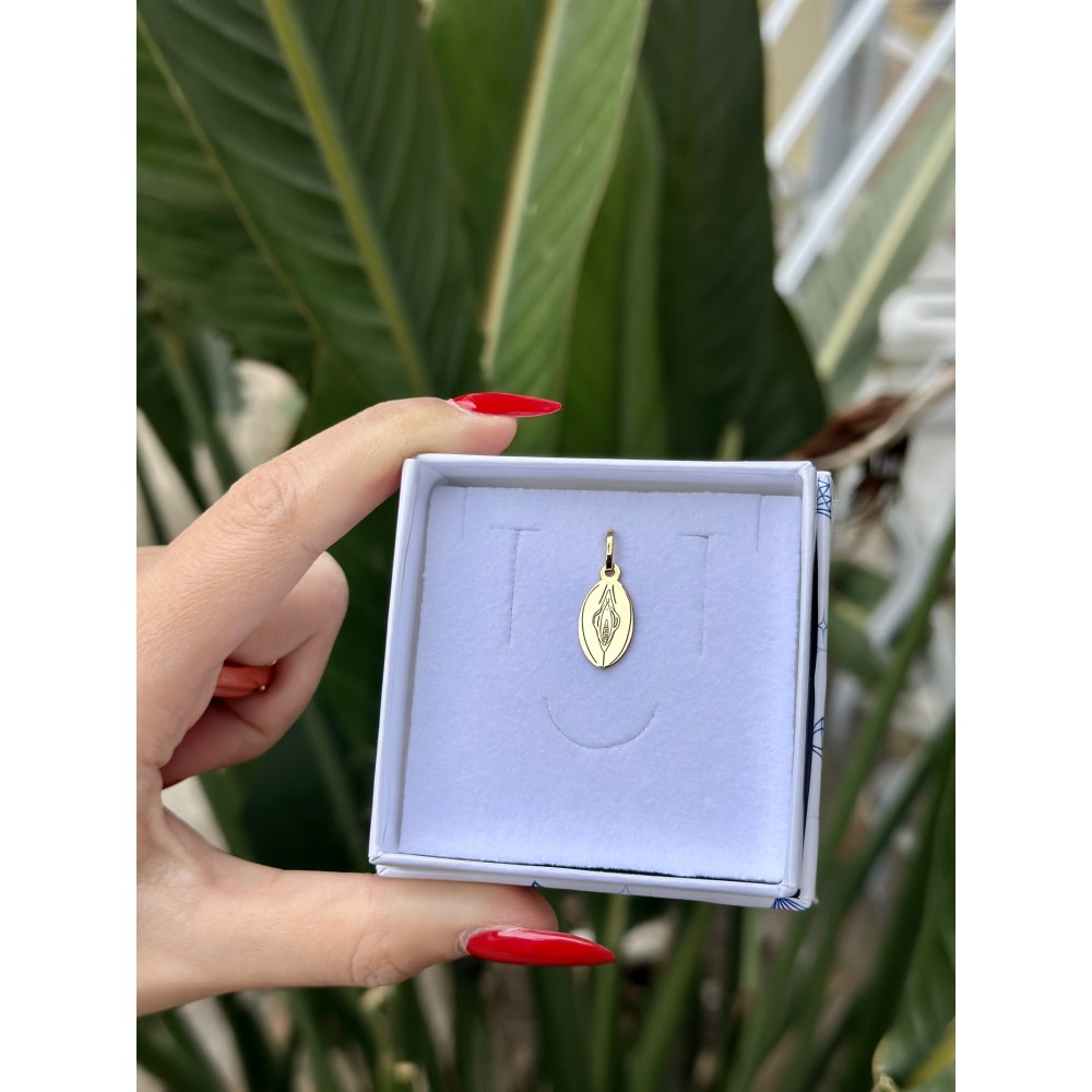 Vulva in oro 18 carati