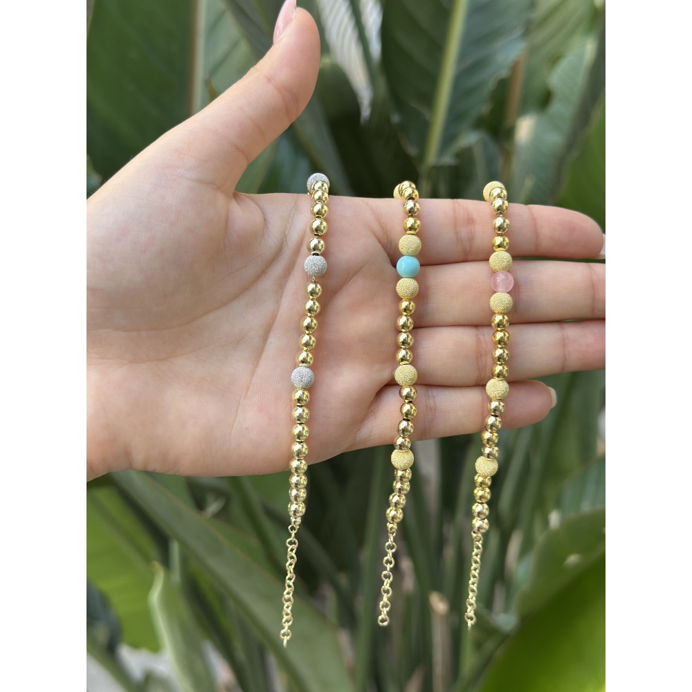 Bracciale milleluci satinato in argento 925%