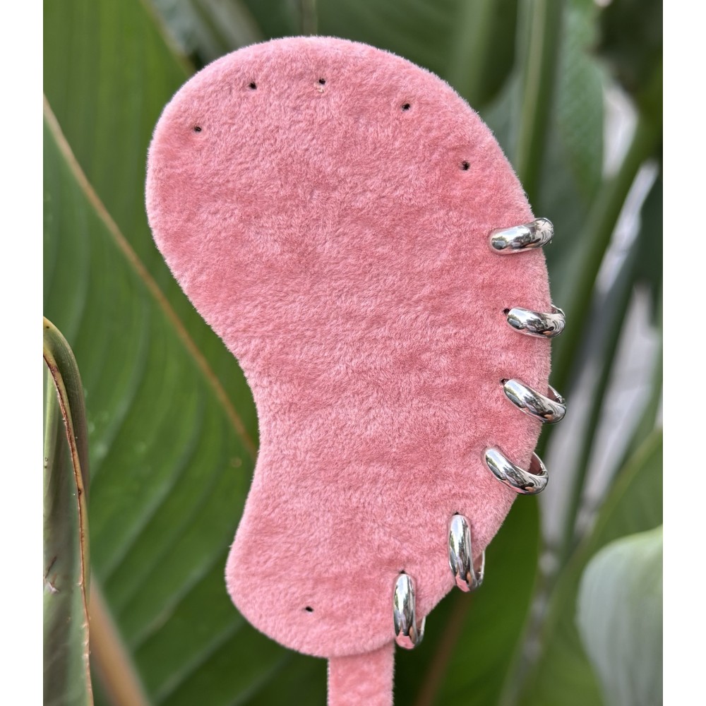 Set Orecchini cerchio bombati in acciaio