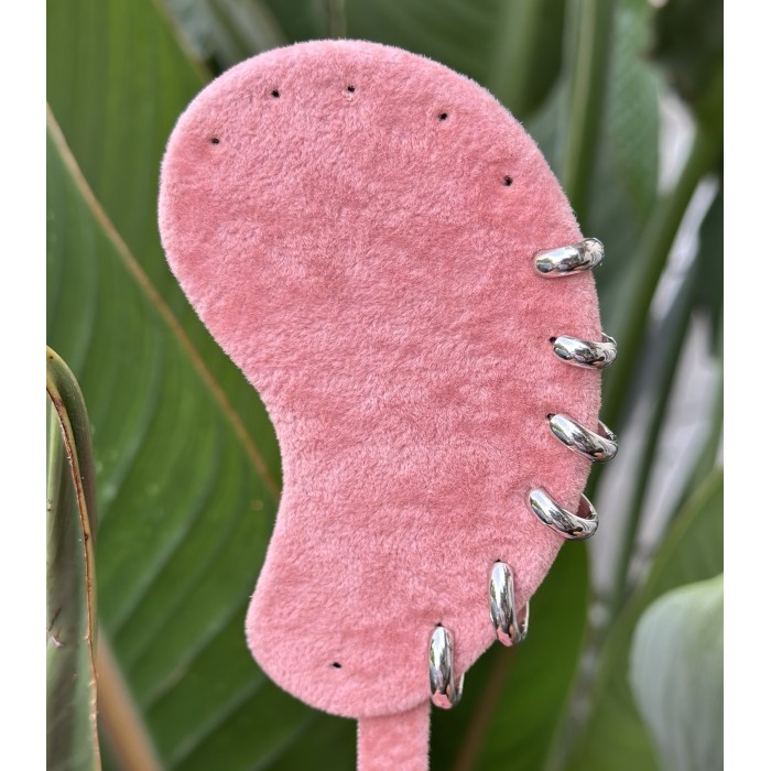 Set Orecchini cerchio bombati in acciaio