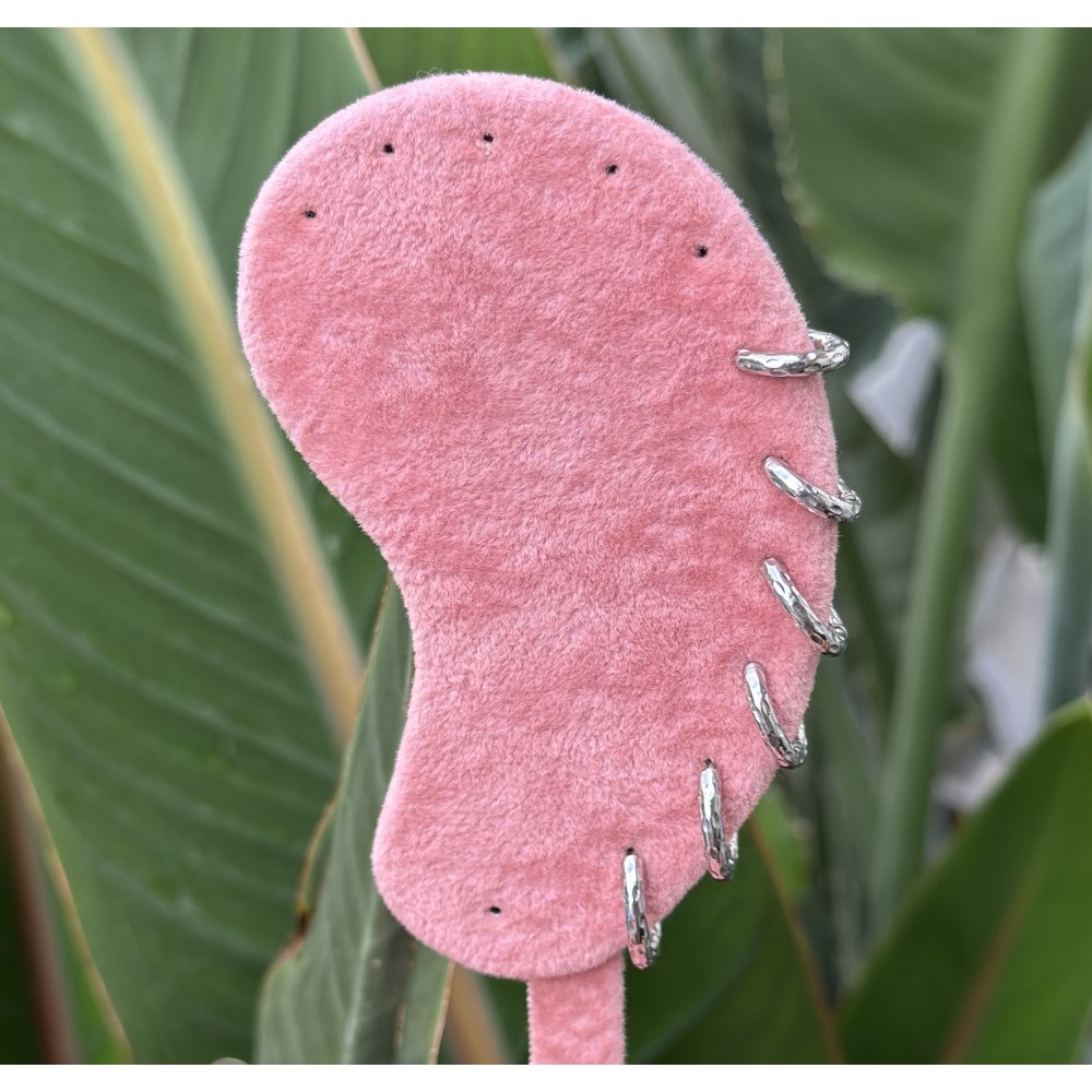 Set Orecchini cerchio effetto martellato