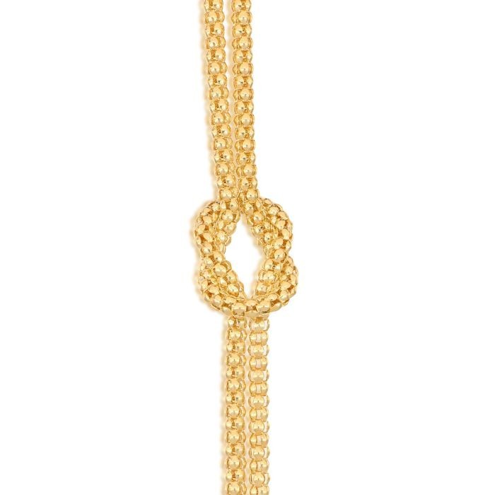 Bracciale nodo in oro giallo 18 carati