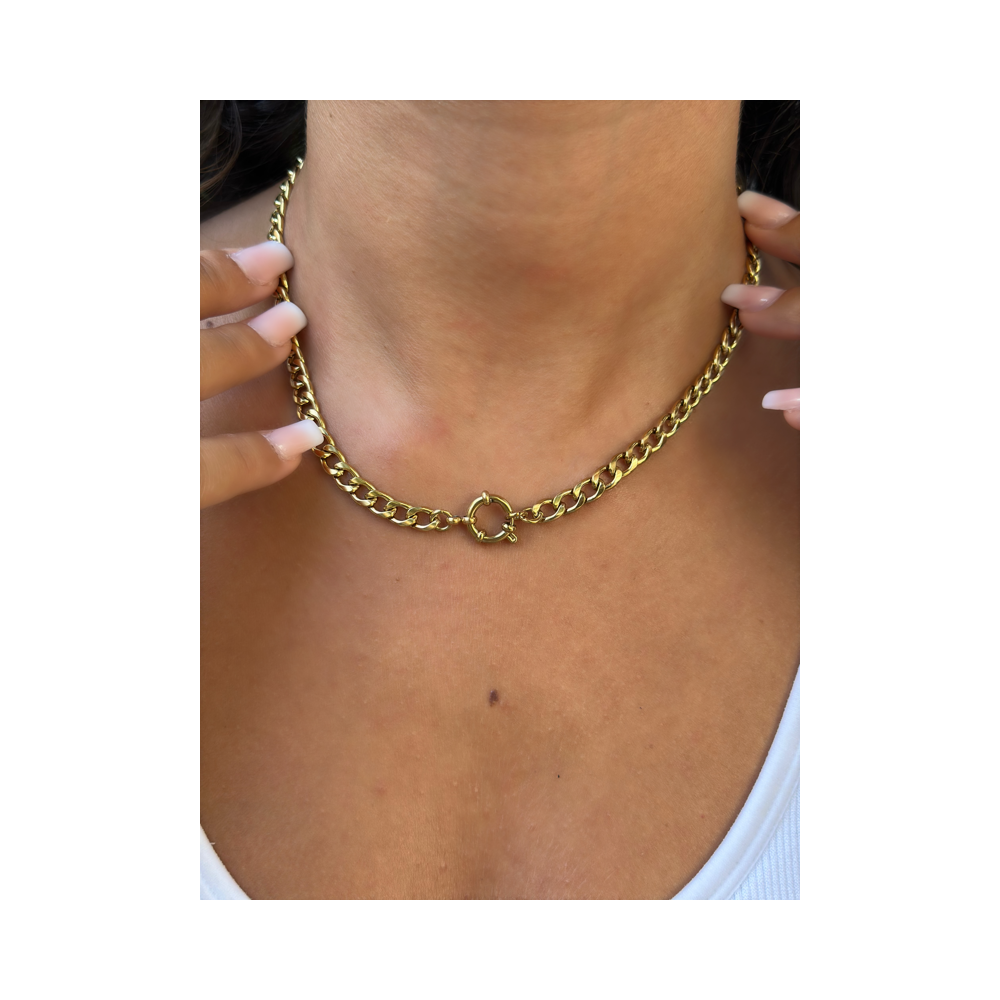 Collana Grumetta Cerchio d’Oro