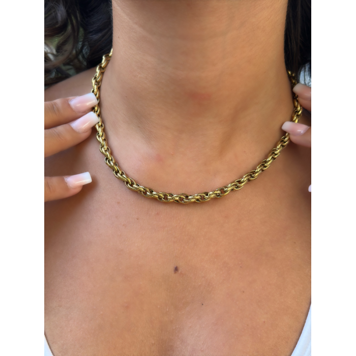 Collana Luce Intrecciata