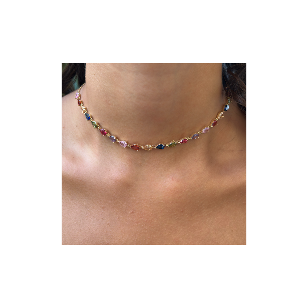 Collana Aurora multicolor