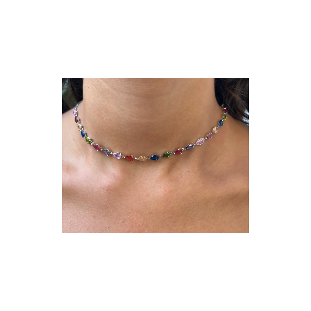 Collana Aurora multicolor