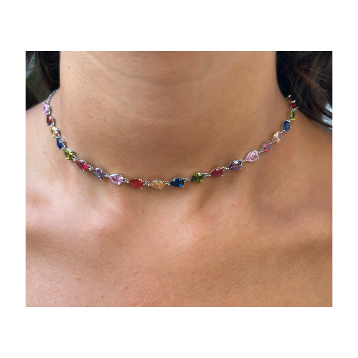 Collana Aurora multicolor