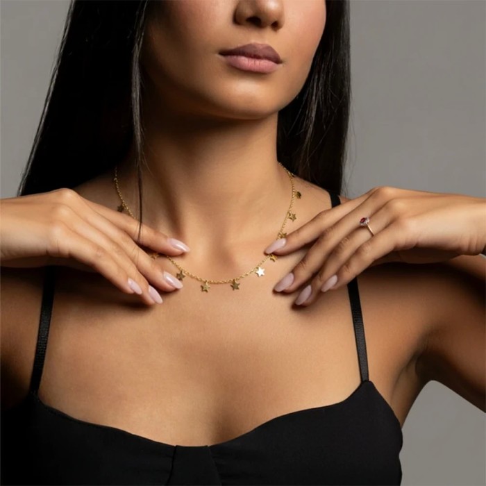 Collana Stelline Pendenti