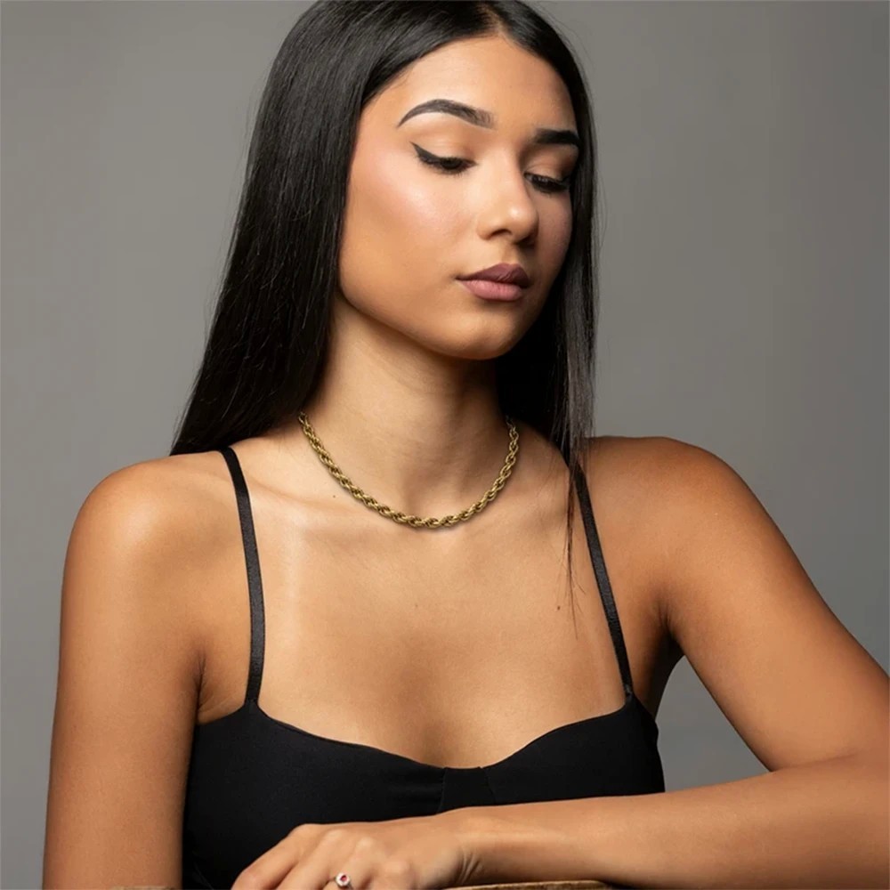 Collana Luce Intrecciata