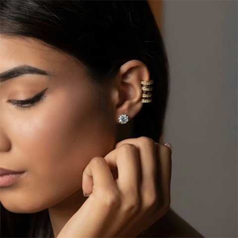 Orecchino Ear Cuff donna