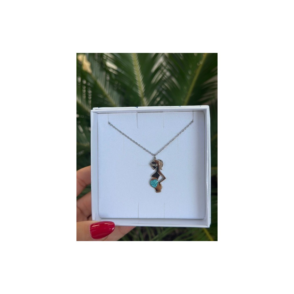 Collana cuore di mamma maschio/femmina