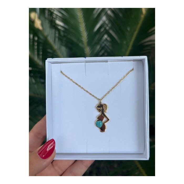 Collana cuore di mamma maschio/femmina