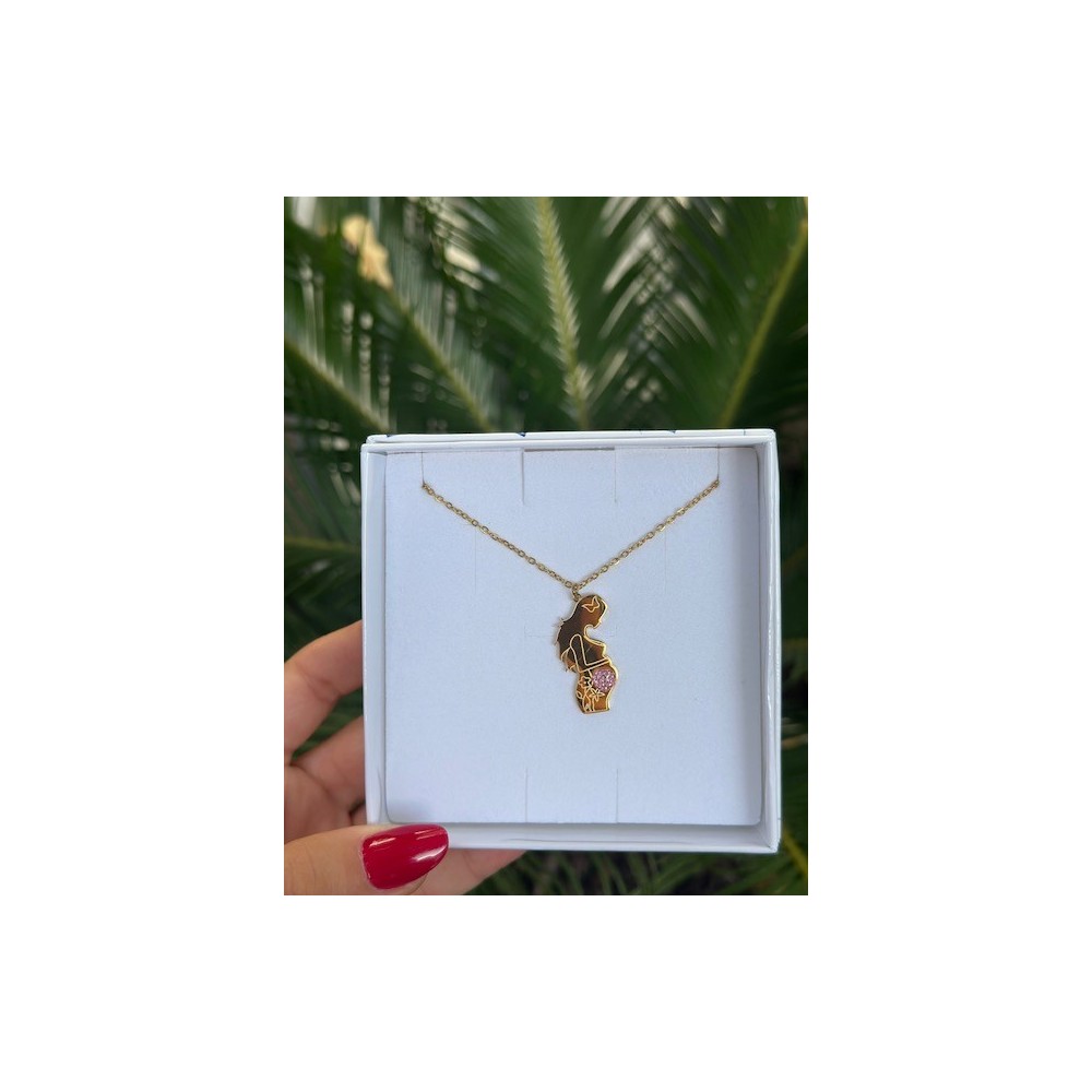 Collana cuore di mamma maschio/femmina