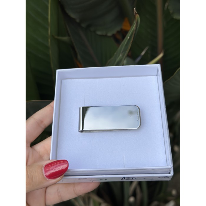 Fermasoldi in acciaio personalizzabile con logo