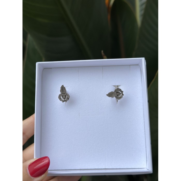 Gemelli con logo personalizzabile in argento 925%