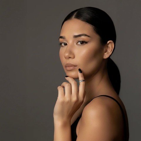 Anello Midi Daisy in Acciaio Oro o Argento | Doni Preziosi