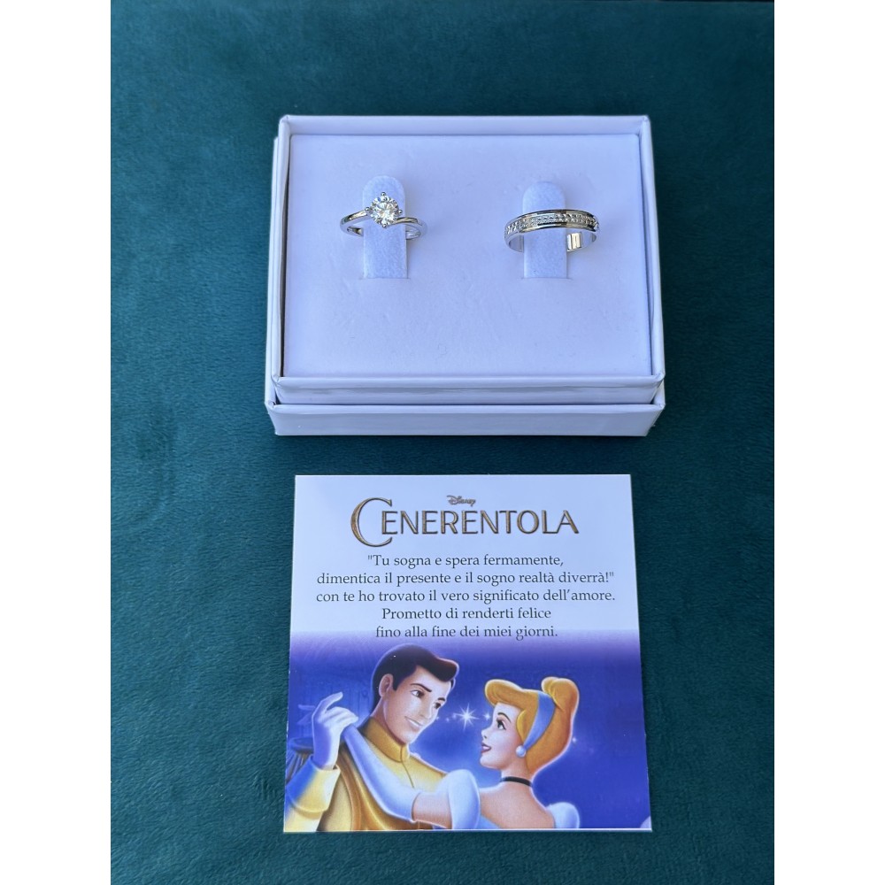 Coppia Anelli Cenerentola