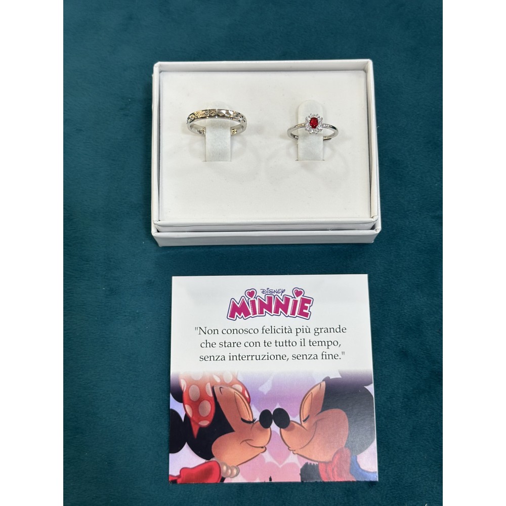 Coppia Anelli Minnie e Topolino