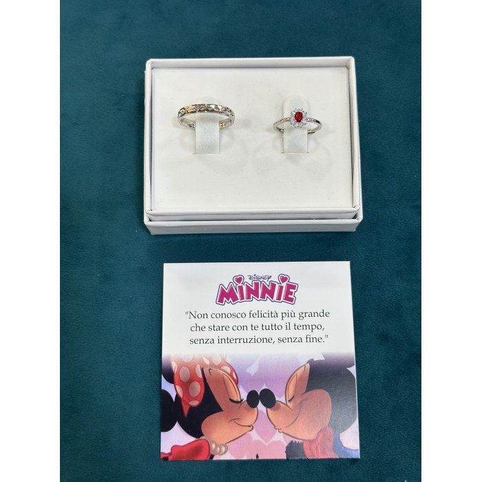 Coppia Anelli Minnie e Topolino