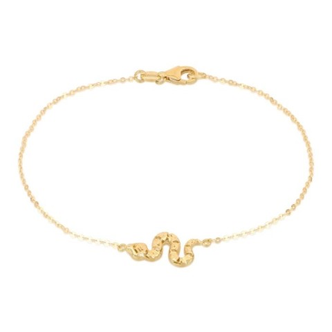 Bracciale con serpente in oro giallo 18 carati