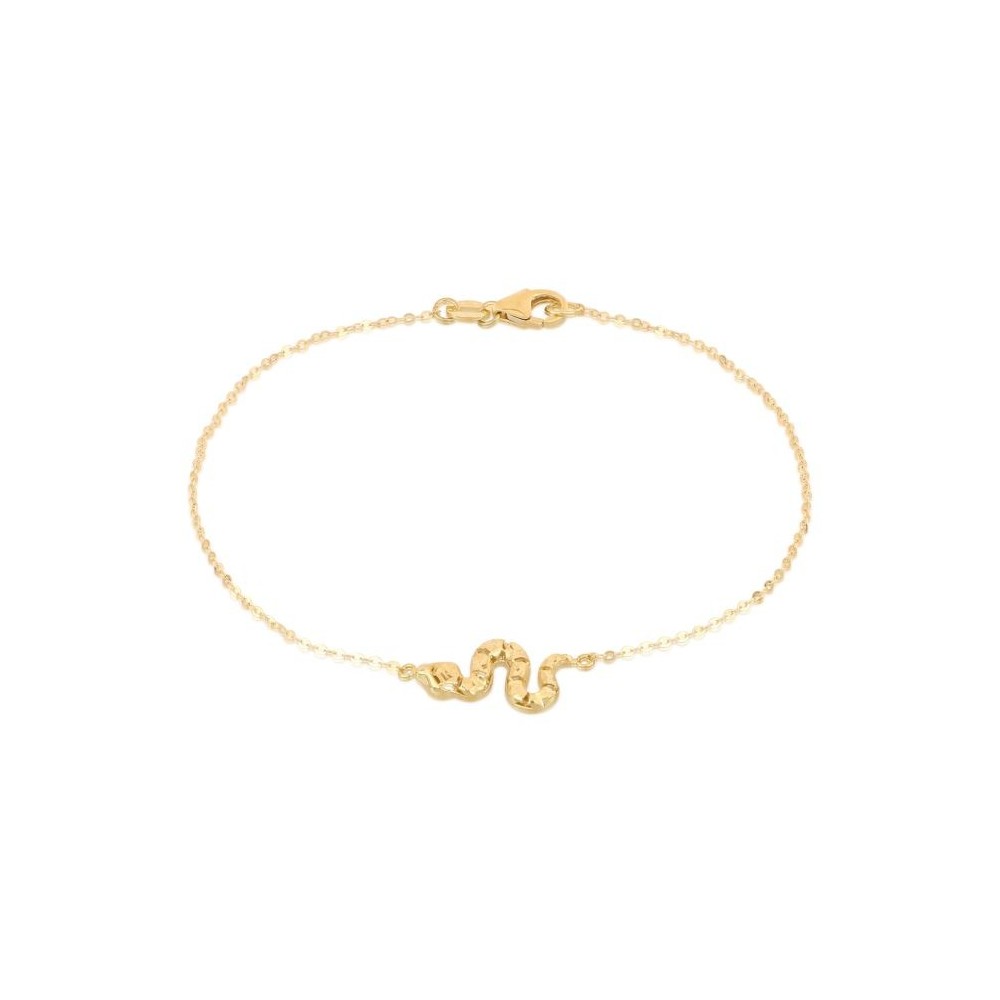 Bracciale con serpente in oro giallo 18 carati