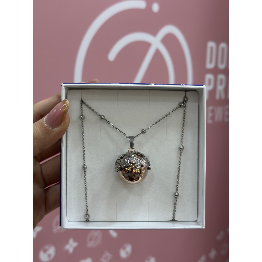 Chiama Angeli Sfera Rosè Cuore pavè