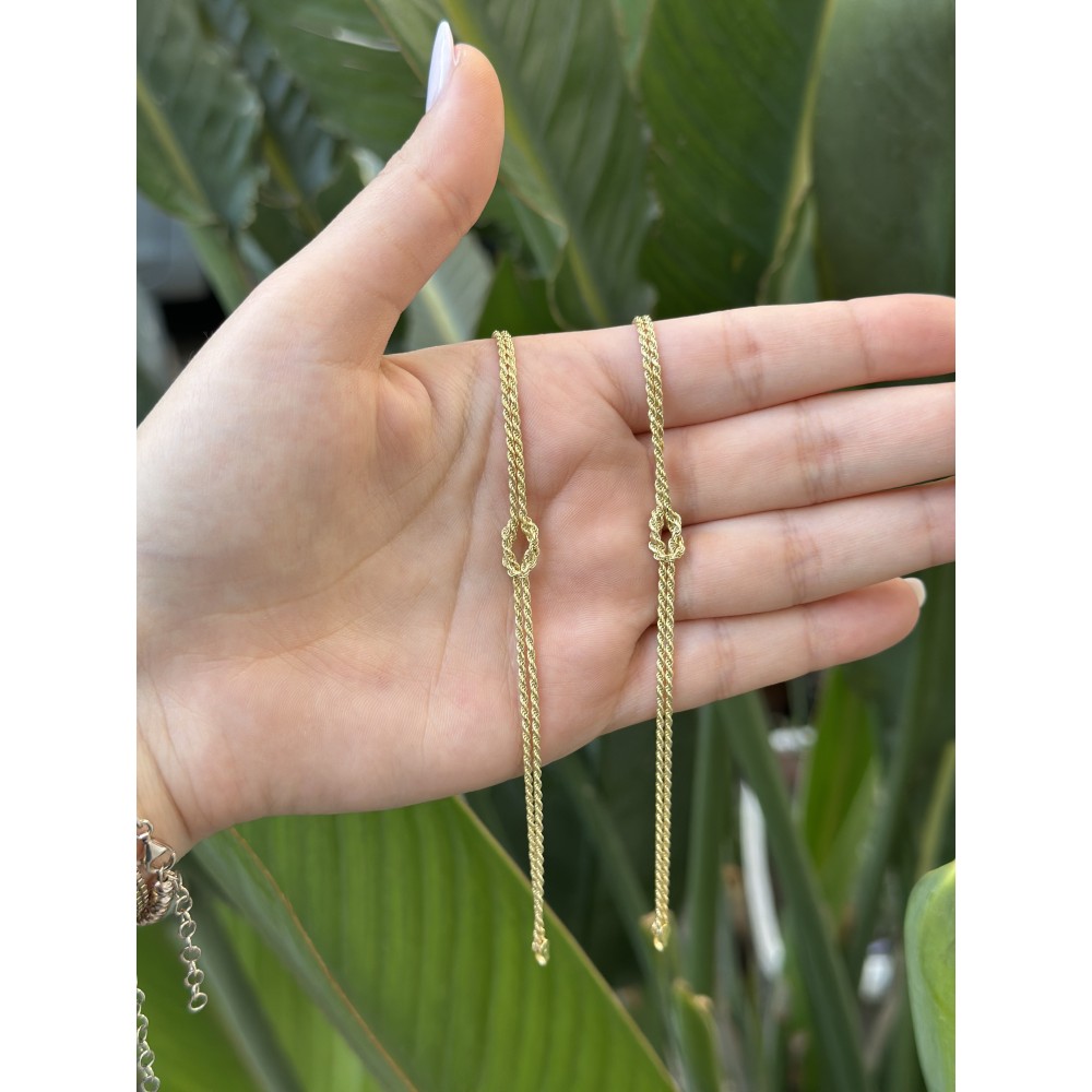 Bracciale Nodo Funetta In Argento 925%