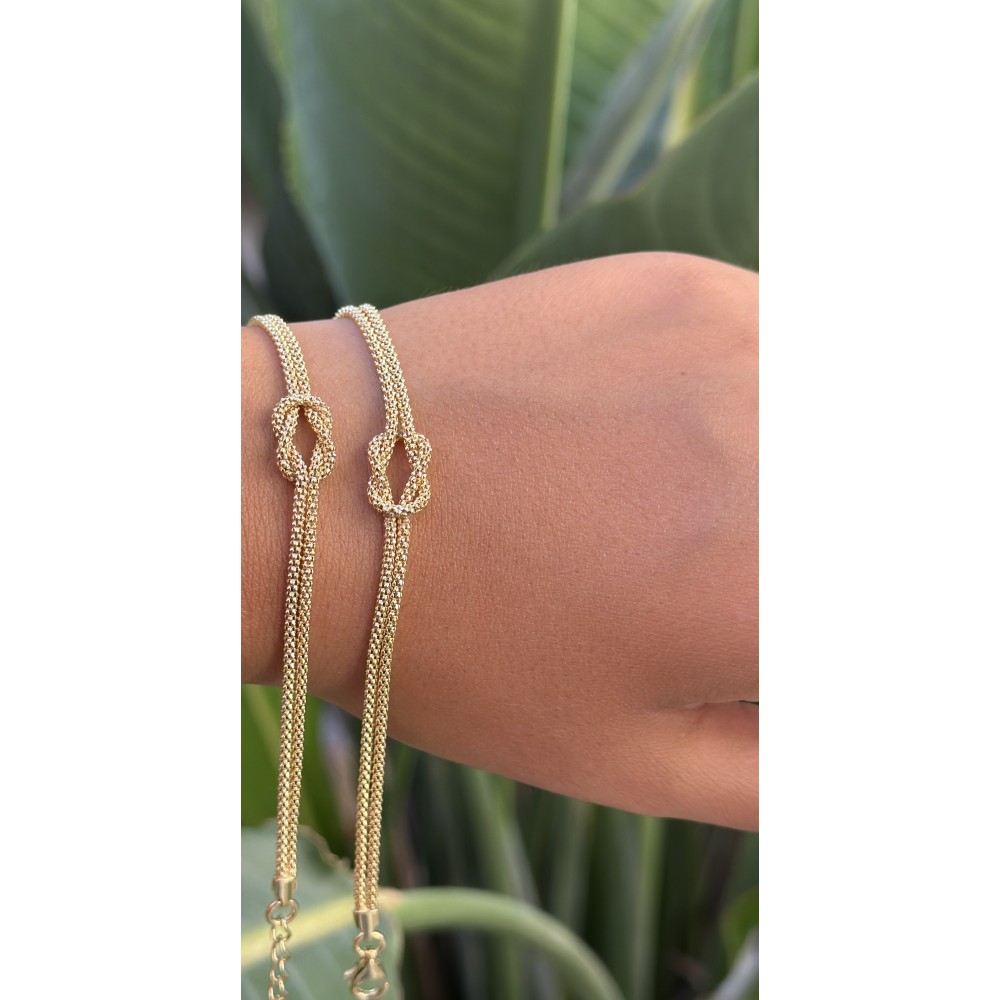 Bracciale Nodo In Argento 925%