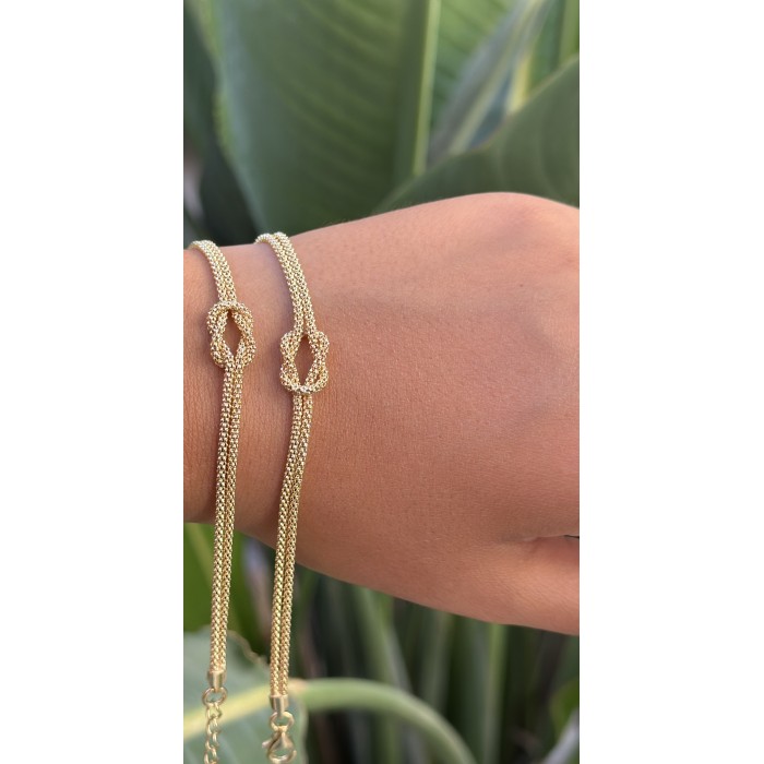 Bracciale Nodo In Argento 925%