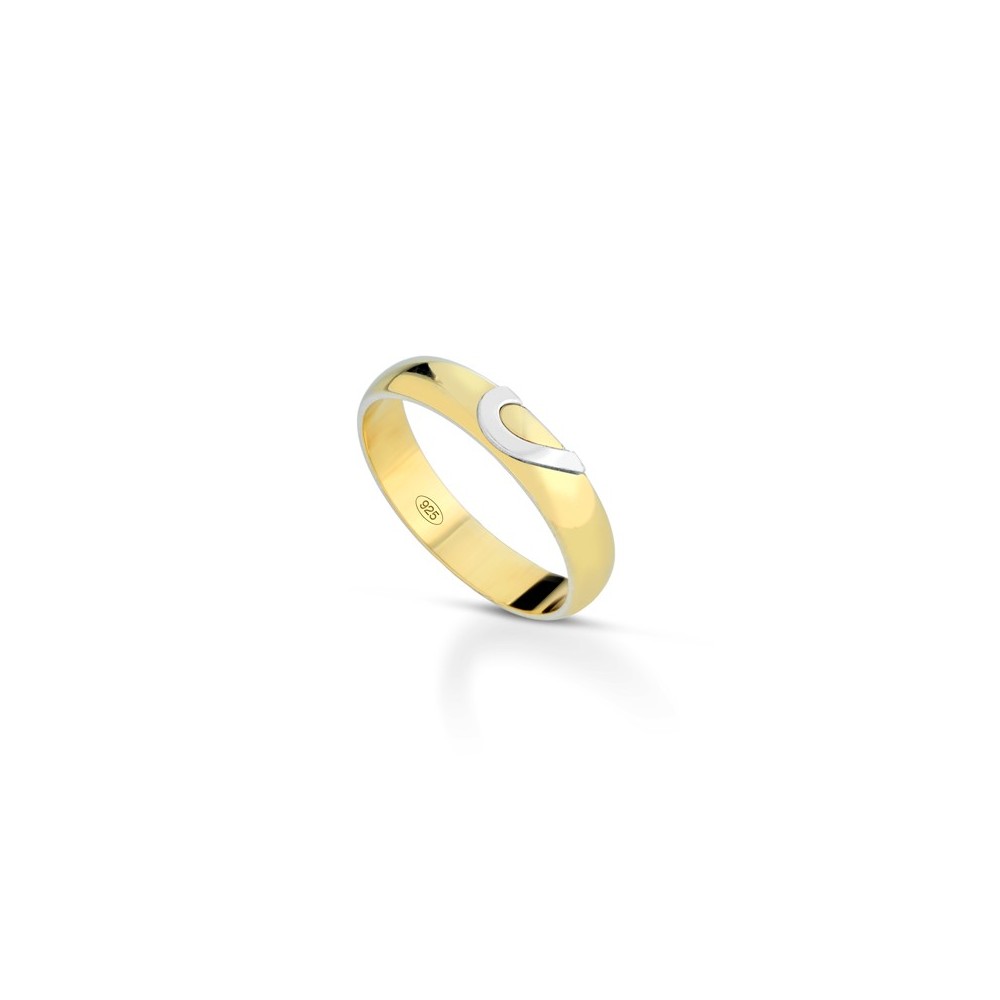 Fedine in argento 925% placcate in oro giallo