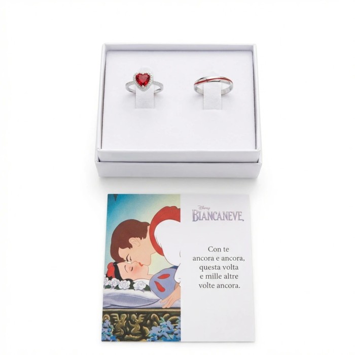 Coppia Anelli Biancaneve