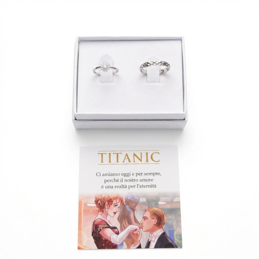 Coppia Anelli Titanic