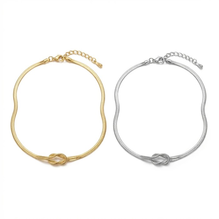 Bracciale Nodo Specchiato In Argento 925%